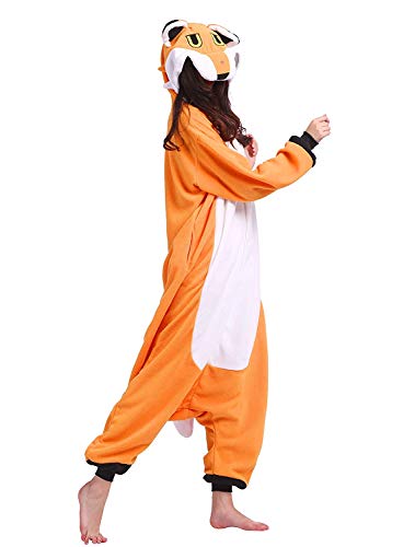 FORLADY Unisex Onesie Pijamas para adultos Traje de animal de felpa Traje de juego de rol Familia Pijamas Fox