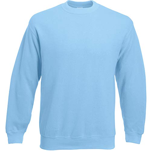 Fruit of the Loom 62-202-0 Sudadera, Hombre, Azul Celeste, Large