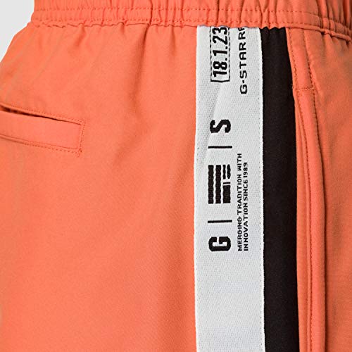 G-STAR RAW Dend Tape Traje de baño de una Pieza, Dk Tangerine A505-7163, XL para Hombre