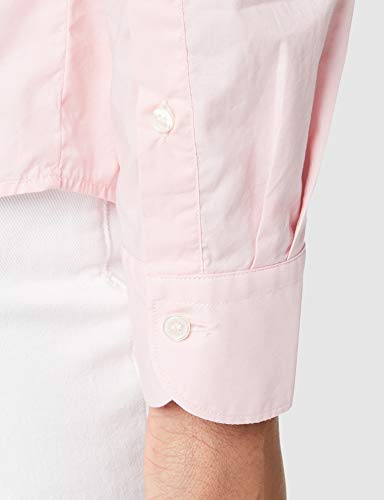 GANT Solid Stretch Broadcloth Shirt Camisa, Rosa Preppy, 42 para Mujer