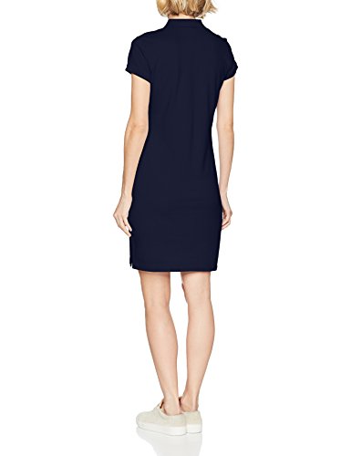 Gant The Original Pique SS Dress Vestido, Azul (Evening Blue 433), Large para Mujer