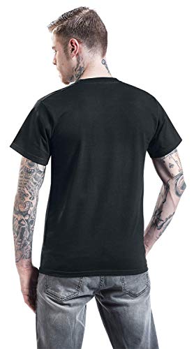 Gas Monkey Garage Logo Hombre Camiseta Negro XL, 100% algodón, Regular