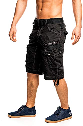 Geographical Norway Hombre Cargo Short People - Negro, S