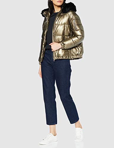 Geox Backsie MJ Chaqueta de Plumón, Marrón (Bronze F6018), 44 para Mujer