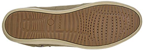 GEOX D MYRIA G DK BEIGE/LEAD Women's Trainers Hi-Top Trainers size 39(EU)