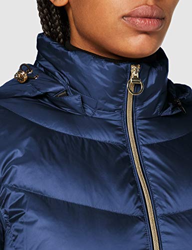 Geox W ADRYA Parka, Azul Lima Oscura, 42 para Mujer