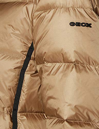 Geox W ADRYA Parka, Dark Outer Coconut, 46 para Mujer