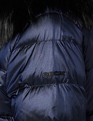 Geox W Blenda Parka, Iridescent Blue, 38 para Mujer