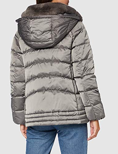 Geox W CHLOO Parka, Cloudy Grey, 42 para Mujer