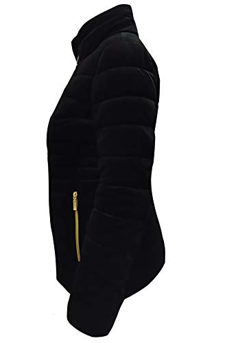 Geox W FELYXA Chaqueta, Negro, 44 para Mujer