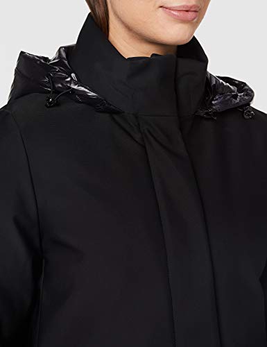 Geox W GRITAH Parka, Negro (Black), 42 para Mujer