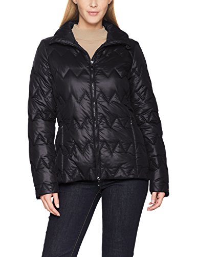 Geox W7420GT2438, Chaqueta Para Mujer, Negro (Nero), 38 (Talla fabricante: 44)