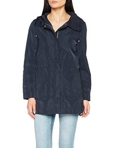 Geox Woman Jacket Parka Chaqueta, Azul (Blue Nights F4386), 42 para Mujer