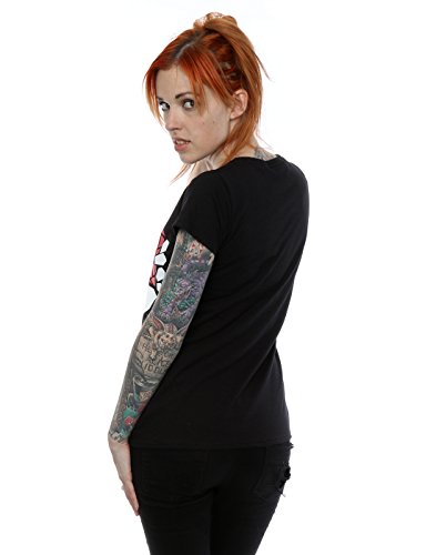 Green Day mujer American Idiot Camiseta Large Negro