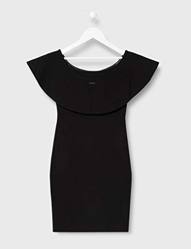 Guess Gioia Dress Sweater Vestido de cóctel, Negro, S para Mujer