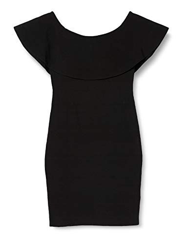 Guess Gioia Dress Sweater Vestido de cóctel, Negro, S para Mujer