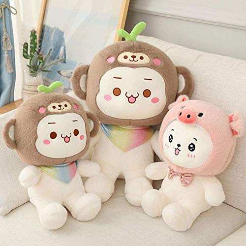 GYFDC 1 unid 25/40/50/60 cm agradable Huggable Super Lindo Mono Lindos juguetes Lindo P Cochino Relleno suave Acompañamiento Almohada Niños Cumpleaños Regalo Muñecas Regalo Navidad Presente Alta Calid