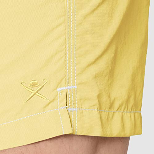 Hackett London Solid Volley Pantalones Cortos, Amarillo (0bpvibrant YLW 0bp), Small para Hombre