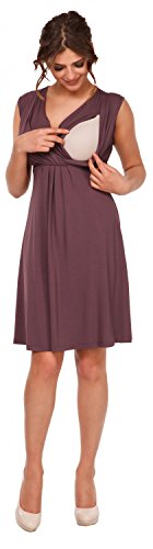 Happy Mama Boutique vestido de Mujer negro Capuchino Medium