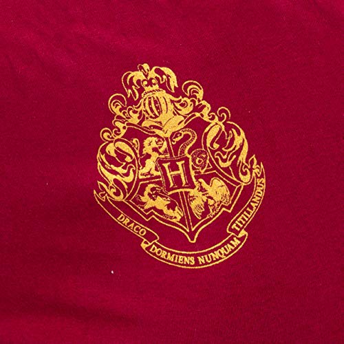 HARRY POTTER Pijama para Mujer Hogwarts Rojo Small