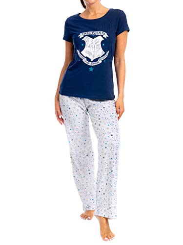 HARRY POTTER Pijamas para Mujer Hogwarts Multicolor Medium