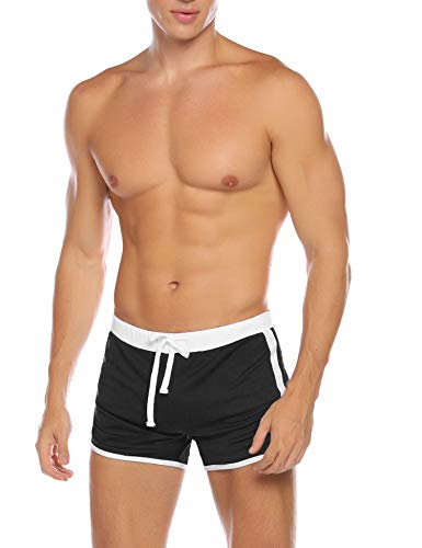 Hawiton Atractivos Transpirable Bañador de Natación para Hombre Boxeador Pantalones Trajes de Baño Cortos Hombre De Playa Piscina Bañadores