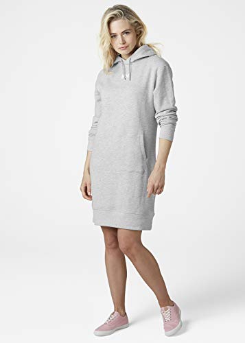 Helly Hansen Active Dress Hoodie Sudadera con Capucha para Mujer, Gris, Large