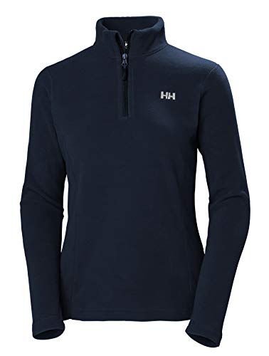 Helly Hansen W Daybreaker Fleece Jkt Chaqueta con Cremallera 1/20, Mujer, Azul (Navy), M