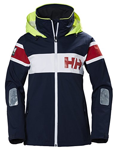 Helly Hansen W Salt Jacket Chaqueta deportiva, Mujer, Azul (Azul 597), Large (Tamaño del fabricante:L)