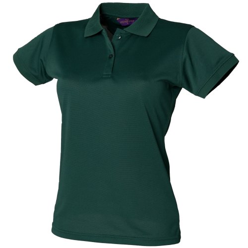 Henbury- Polo ajustado Coolplus® para mujer