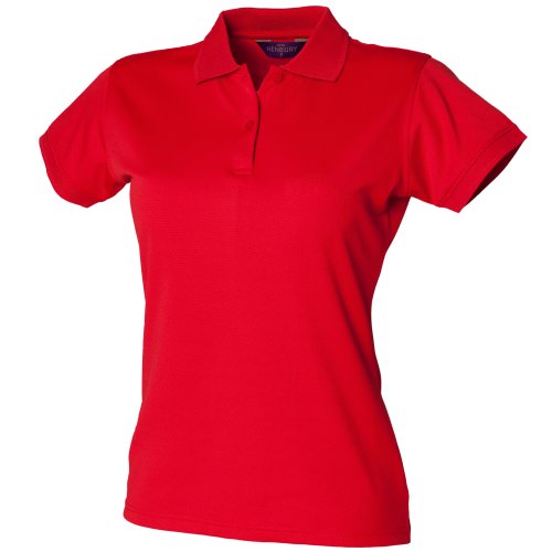 Henbury- Polo ajustado Coolplus® para mujer