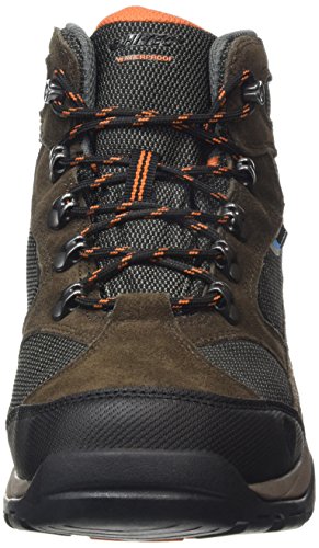 Hi-Tec Storm Waterproof, Botas de Senderismo Hombre, Marrón (Dark Chocolate/DT Taupe/Burnt Orange), 42 EU