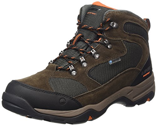 Hi-Tec Storm Waterproof, Botas de Senderismo Hombre, Marrón (Dark Chocolate/DT Taupe/Burnt Orange), 42 EU