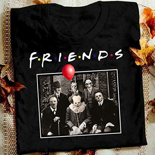 Horror Friends Shirt Unisex Novedad Divertida Camiseta de Halloween Friend Film tee Tops