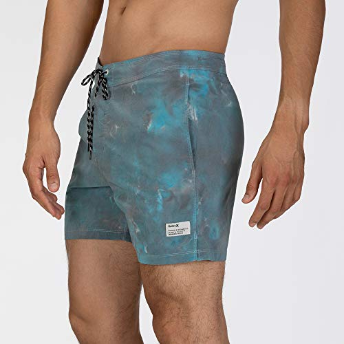 Hurley M Session Tie Dye 16' Bañador, Hombre, Obsidian, 31