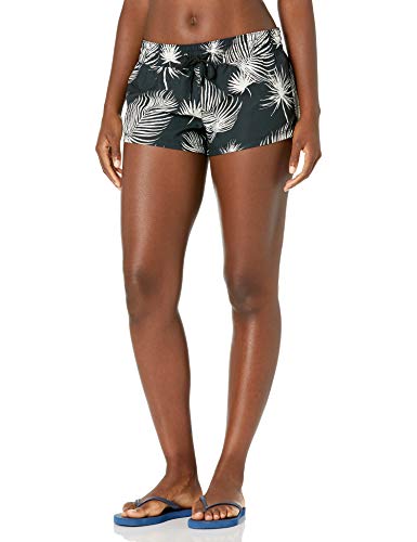 Hurley W Supersuede Floreetah Volley Bañador, Mujer, Black Palm, S