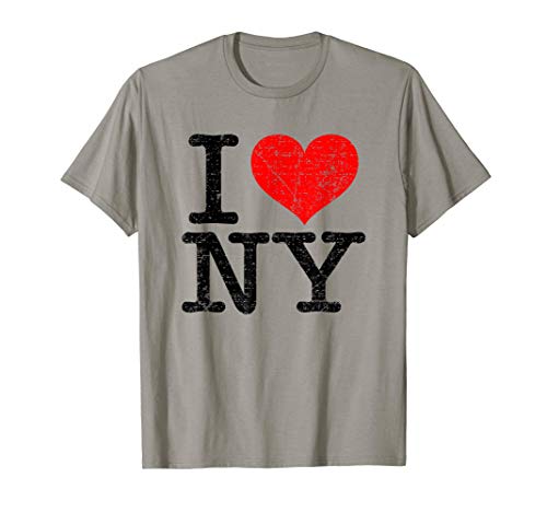 I Love NY New York Vintage Classic Red Heart gift Camiseta