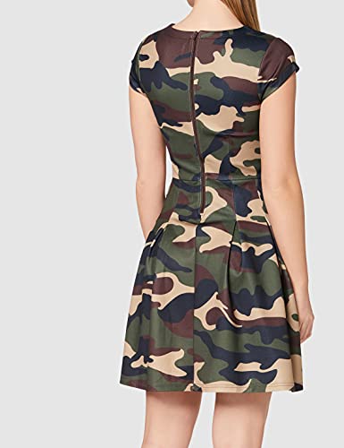 Intimuse Pergia vestido, Multicolor (Camouflage Bedruckt 111), 38