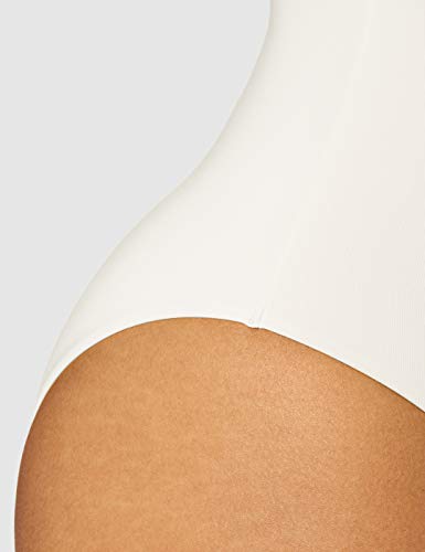 Ivy Revel DE Straight Neckline Swimsuit bañadores, Blanco (Off White 101), 42 (Talla del Fabricante: 40) para Mujer