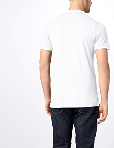 Jack & Jones Jjebasic Polo SS Noos - Camiseta para Hombre, Blanco , Talla M