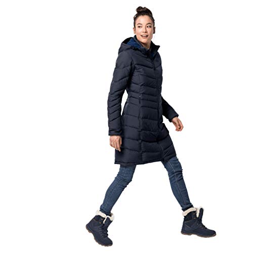 Jack Wolfskin Abrigo de mujer Selenium, Mujer, 1202081, azul medianoche, extra-large