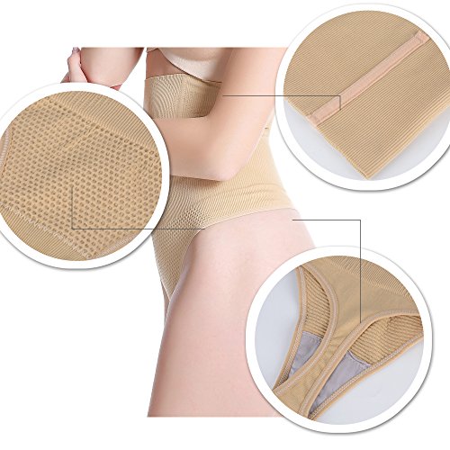 JNCH 2Pcs Faja Tanga Braga Faja Reductora Braguita Moldeadora Adelgazante Cintura Alta Body Moldeador Abdomen Shapewear Lenceria Mujer (M/L)