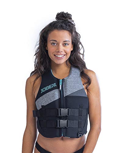 Jobe Traje de Neopreno de Neopreno para Mujer 50N Deportes acuáticos Waterski Jetski Wakeboarding Safety Impact Vest - Top - Cool Grey