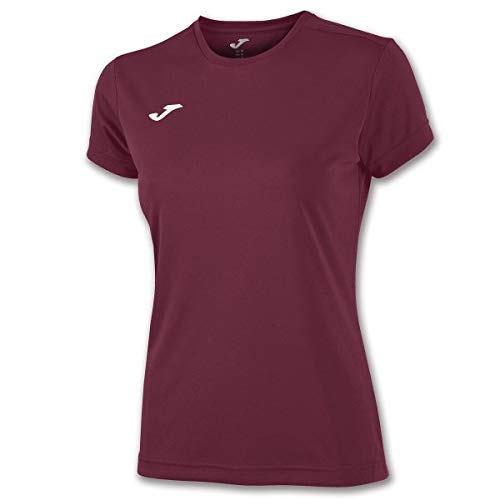 Joma Combi Camisetas Señora, Mujer, Burdeos, S