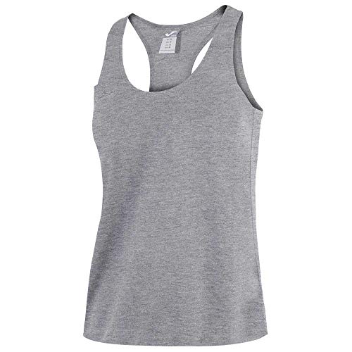 Joma Larisa Camiseta Tirantes, Mujer, Gris Melange Medio, M