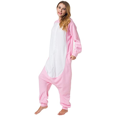 Katara-(10+ Modelos) Disfraz Pijama De Una Pieza Adultos, Color Cerdo, Talla 165-175cm(L) (1744)