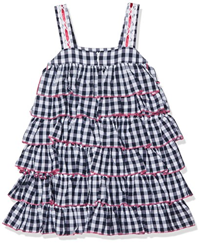 La Ormiga 1720150610 Vestido, Rosa (Marino), 4 Years (Tamaño del Fabricante:4A) para Niñas