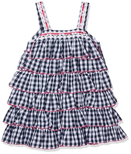 La Ormiga 1720150610 Vestido, Rosa (Marino), 4 Years (Tamaño del Fabricante:4A) para Niñas