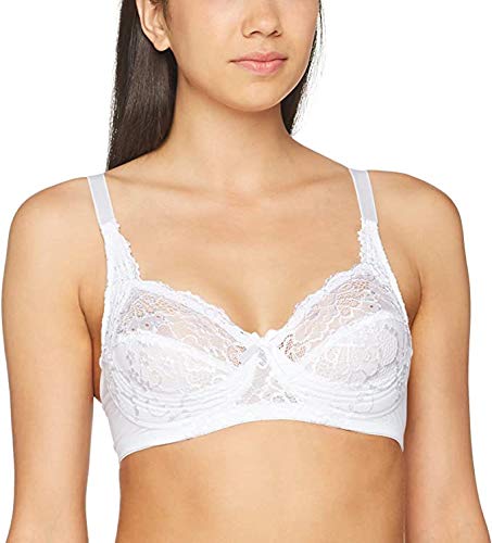 L'Altra Cotonella Sujetador sin aro para mujer, copa C, modelo Emma CD038 Bianco 36