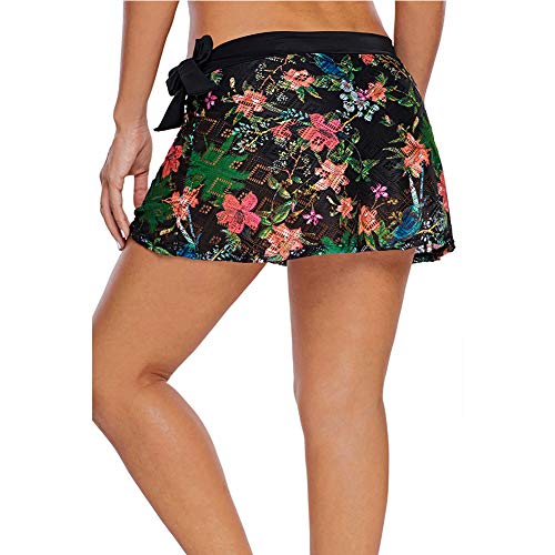 LAPLBEKE Mujer Shorts De Baño Falda Bikini para Dama Moda Clásico Bañador Tankinis L